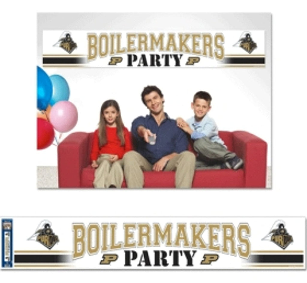 Purdue Boilermakers Purdue Boilermakers Banner 12x65 Party Style CO 032085548573