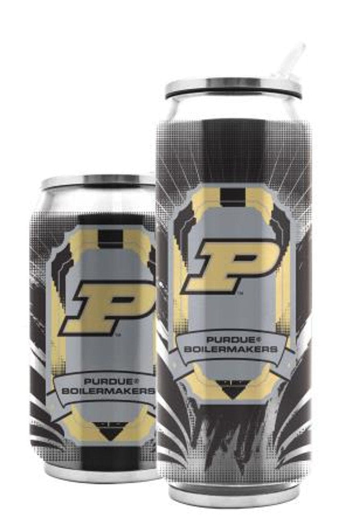 Drink Can 16.9 Steel Thermo Purdue Boilermakers Stainless Steel Thermo Can - 16.9 ounces - Special Order 094131047423