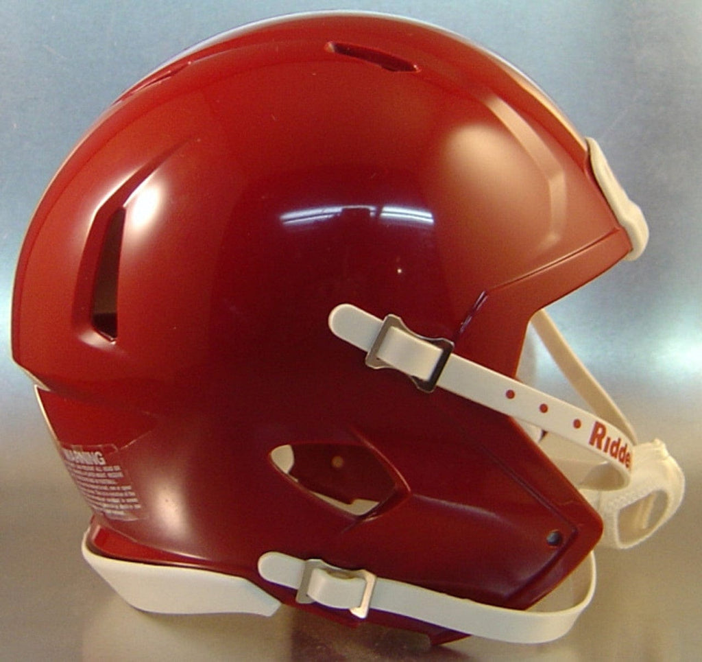 Helmets Blank Shells & Masks Riddell Speed Blank Mini Football Helmet Shell - Cardinal