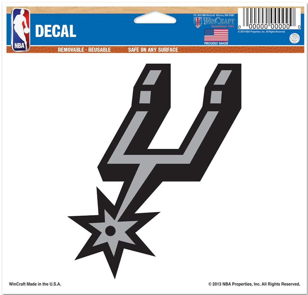 Decal 5x6 Multi Use Color San Antonio Spurs Decal 5x6 Ultra 032085220363