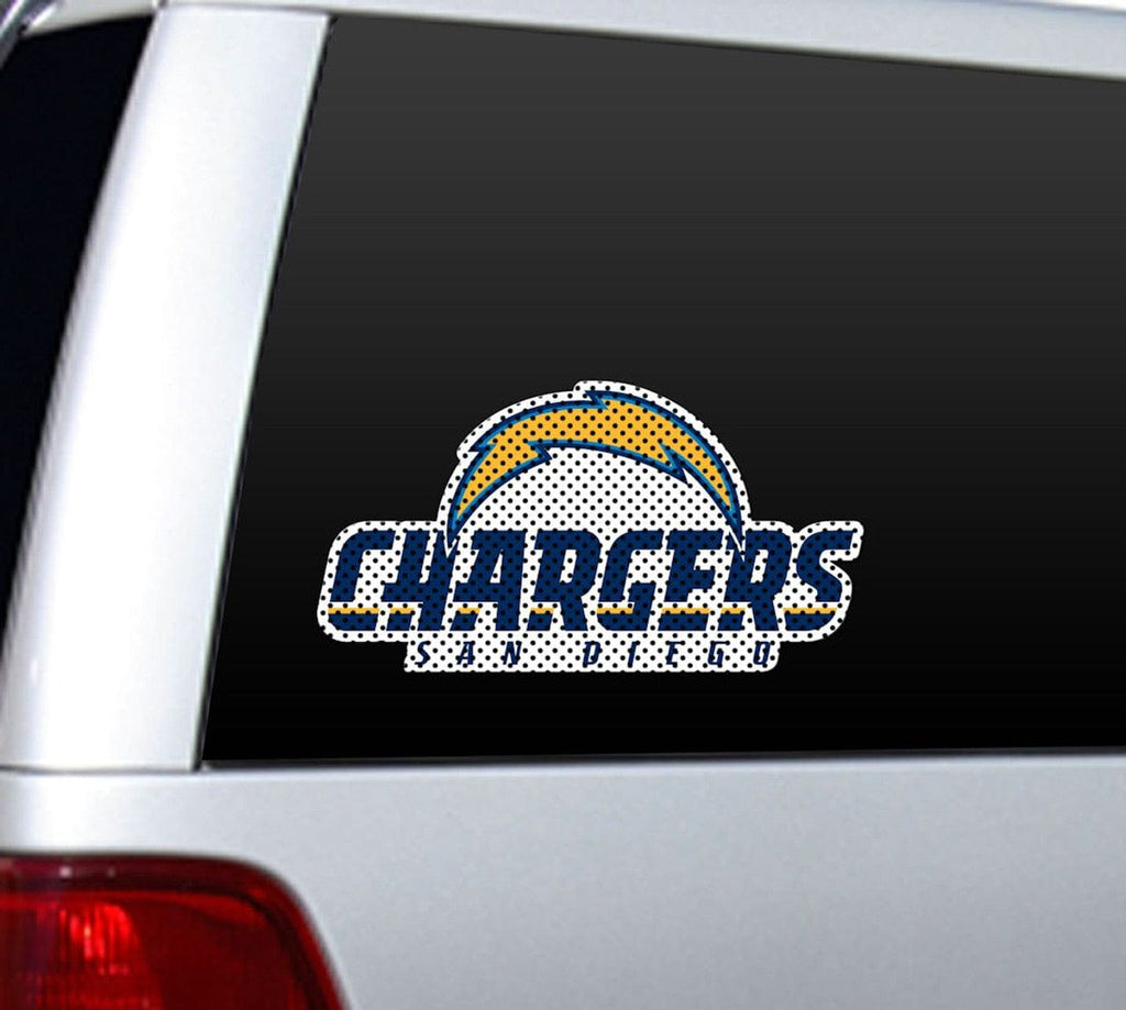 NFL Legacy Teams San Diego Chargers Die-Cut Window Film - Large - 023245964197