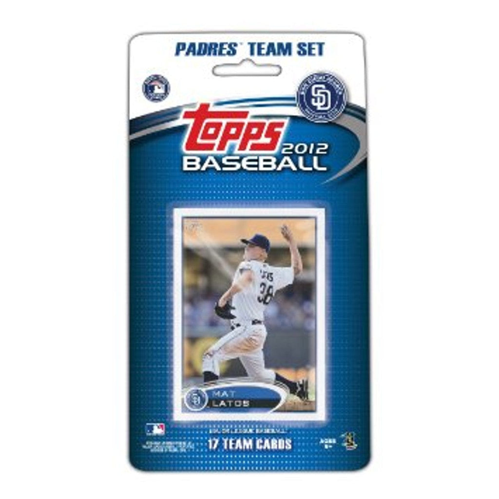 Collectibles San Diego Padres 2012 Topps Team Set - 041116417306