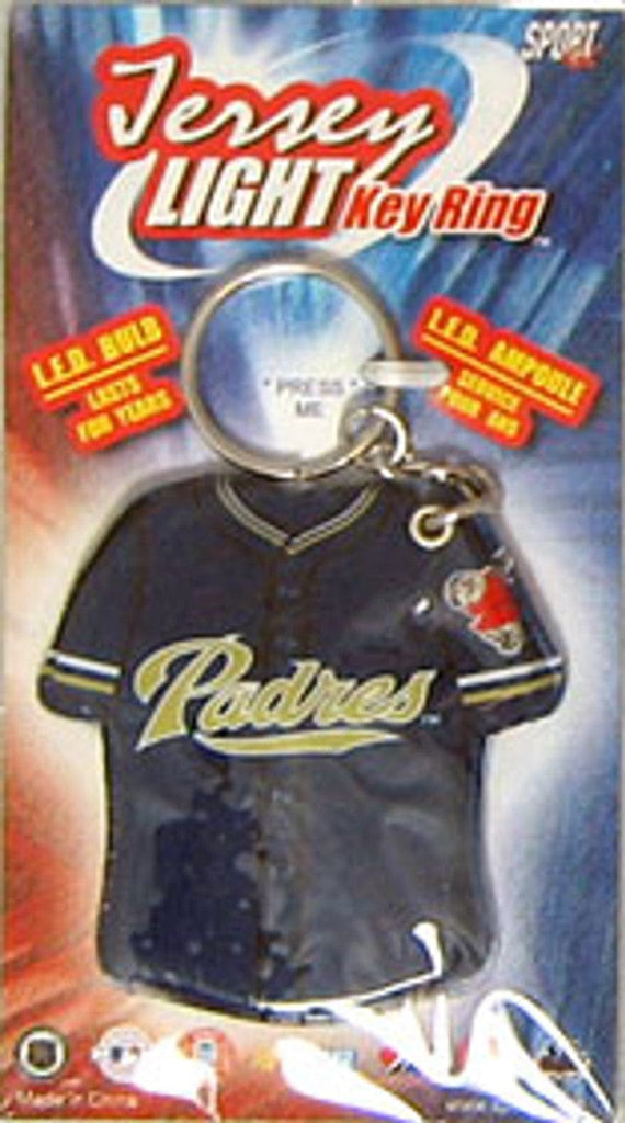 San Diego Padres San Diego Padres Keychain Jersey Keylight CO 626551128255