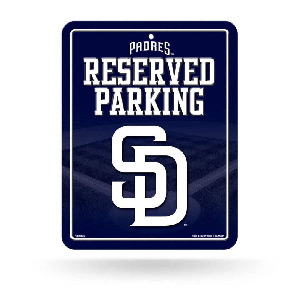 Sign Metal Parking San Diego Padres Sign Metal Parking - Special Order 767345325518