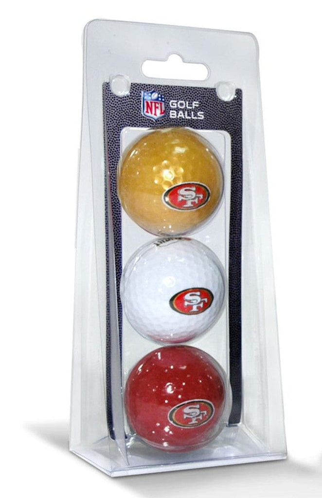 Golf Balls 3 Pack San Francisco 49ers 3 Pack of Golf Balls - Special Order 637556327055