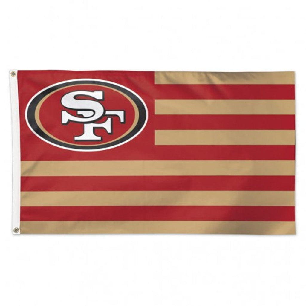 Flag 3x5 San Francisco 49ers Flag 3x5 Deluxe Americana Design 032085673060