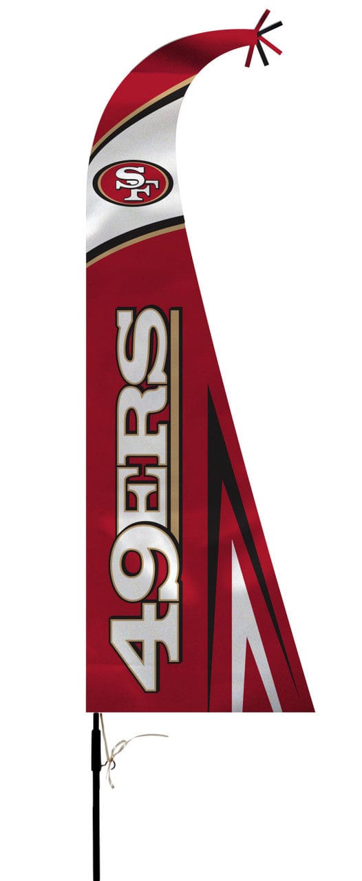 San Francisco 49ers Flag Premium Feather Style Special Order, 1