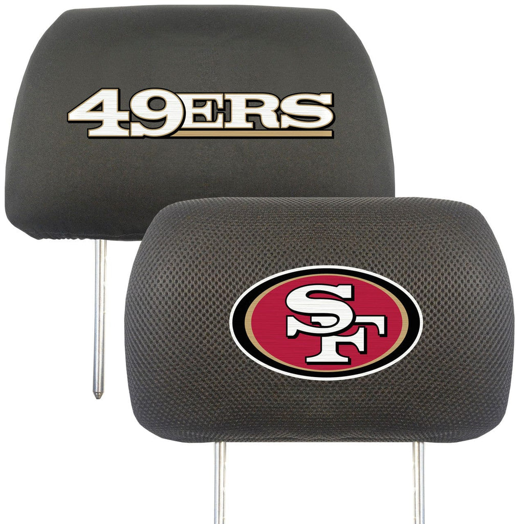 Auto Headrest Covers San Francisco 49ers Headrest Covers FanMats 842989025144