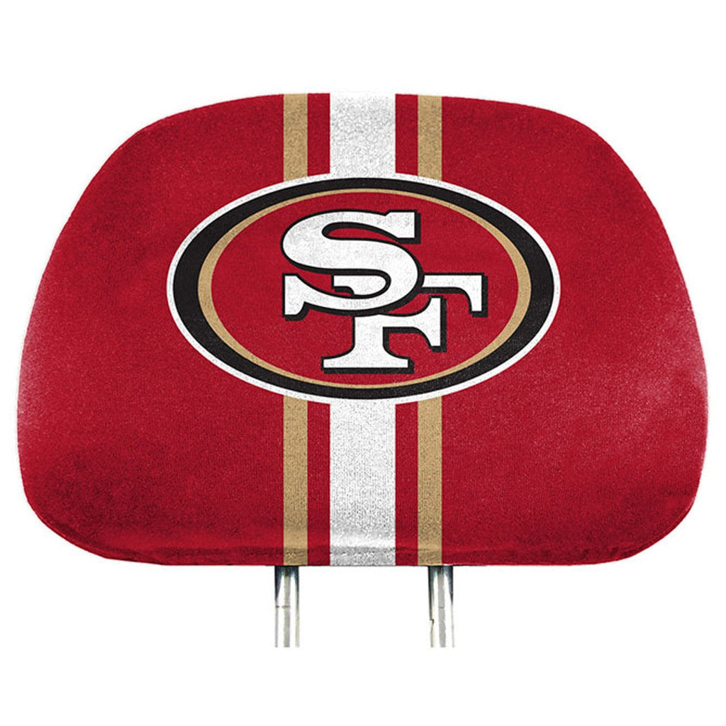 Auto Headrest Covers San Francisco 49ers Headrest Covers Full Printed Style 681620175264
