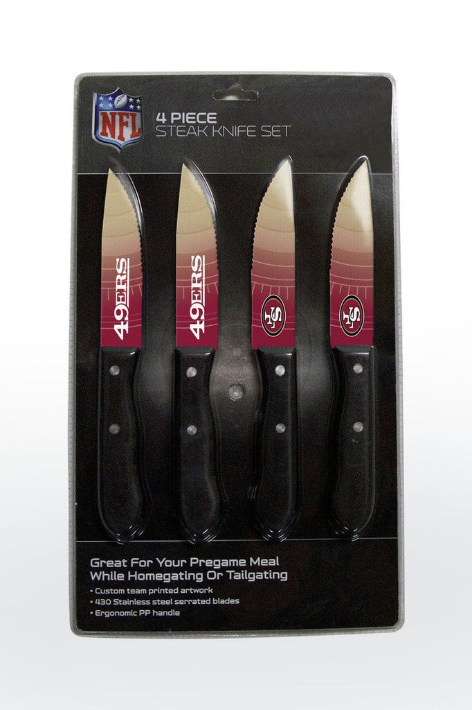 Knife Set Steak 4 Pack San Francisco 49ers Knife Set - Steak - 4 Pack 771831102286