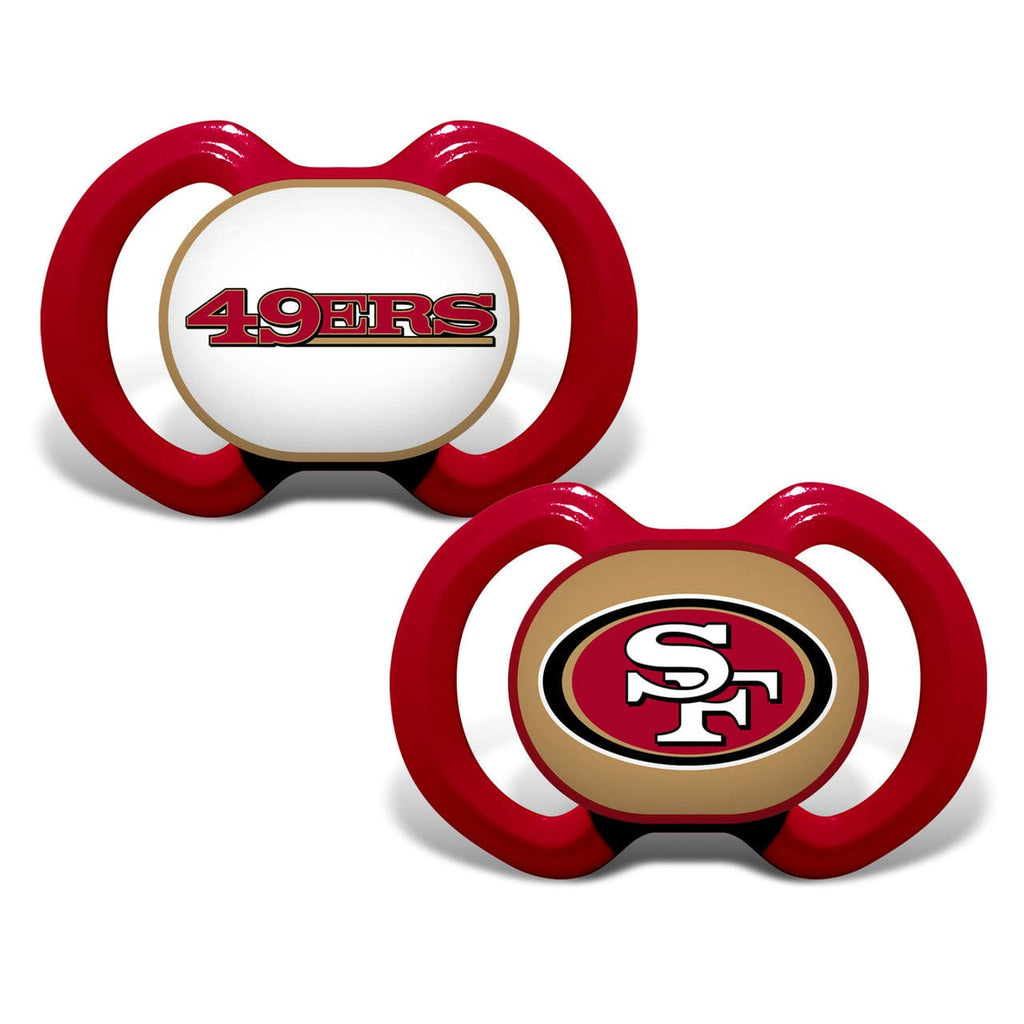 San Francisco 49ers San Francisco 49ers Pacifier 2 Pack Alternate 705988005671
