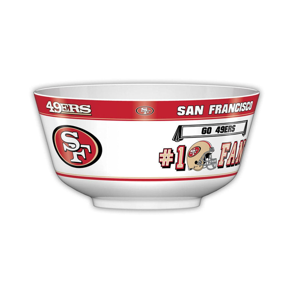 San Francisco 49ers San Francisco 49ers Party Bowl All Pro CO 023245954051