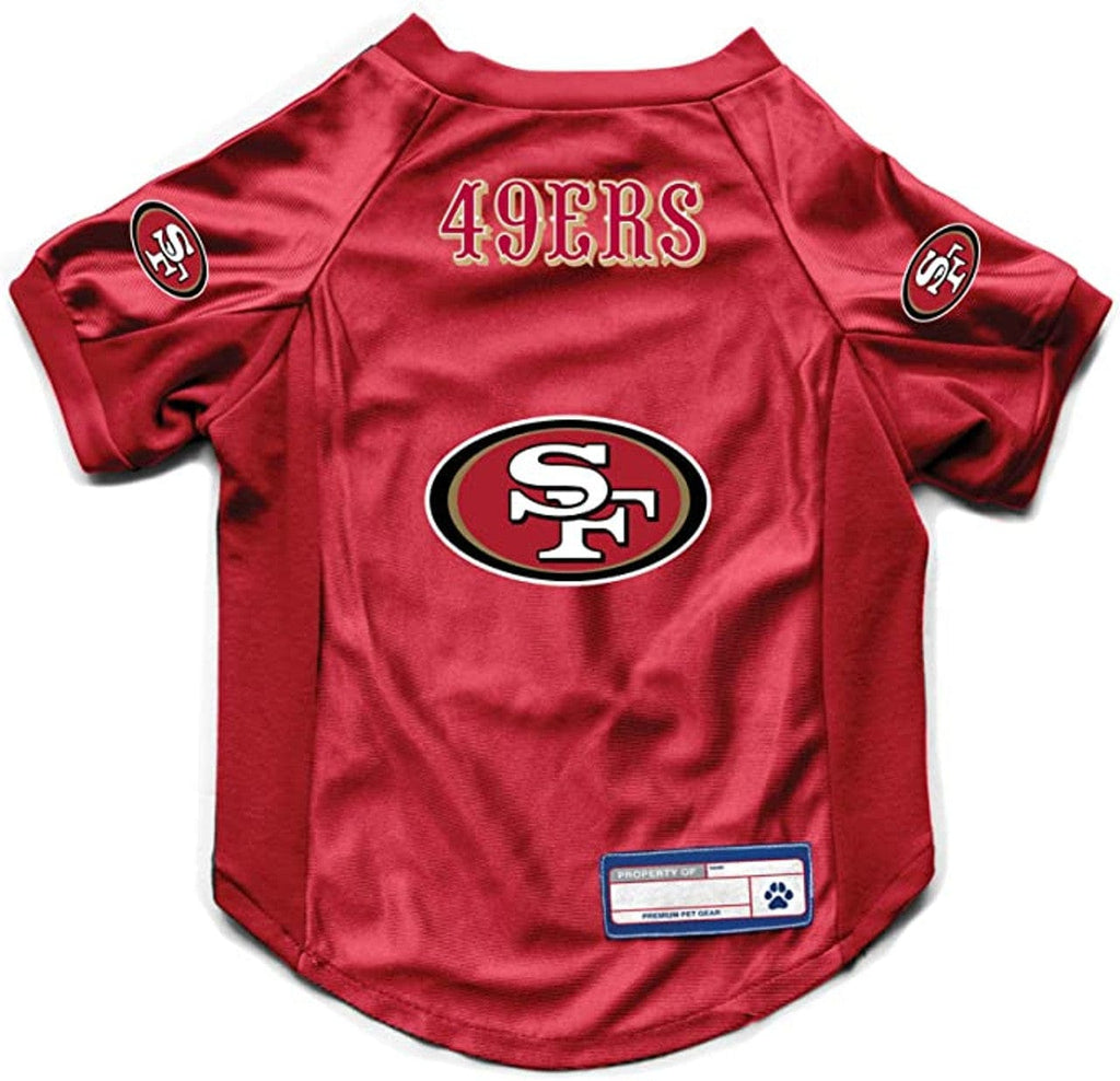 Pending Image Upload San Francisco 49ers Pet Jersey Stretch Size L 194381129808