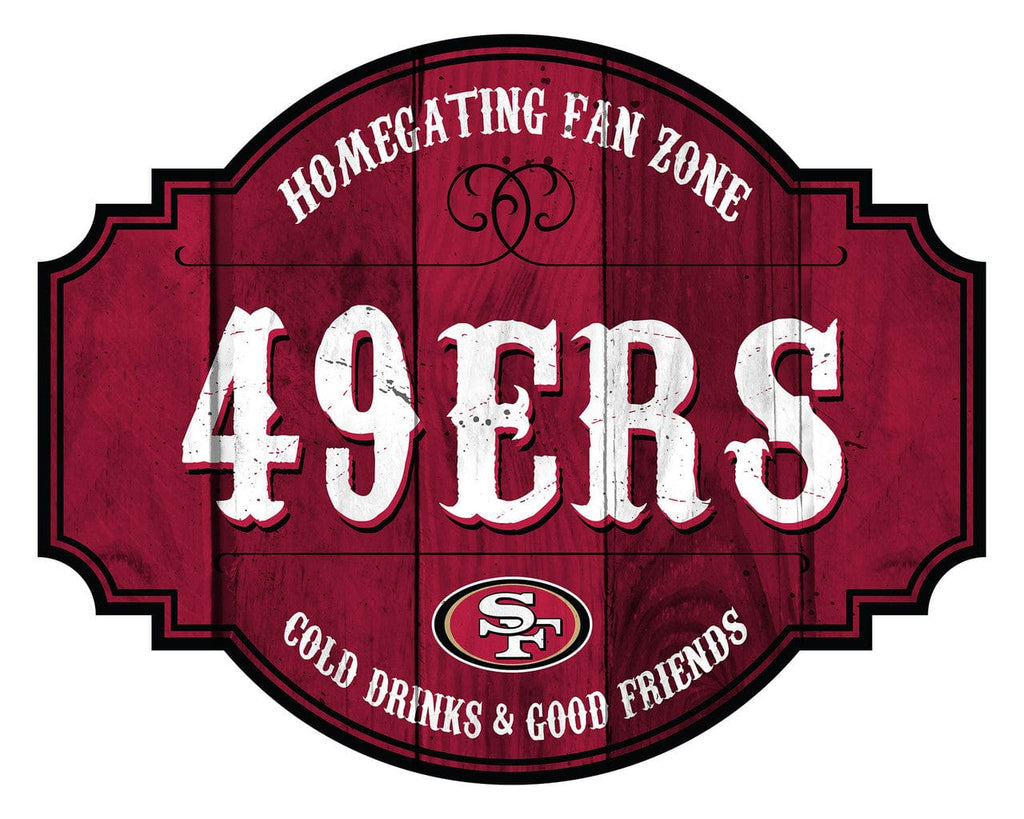 Signs San Francisco 49ers Sign Wood 12 Inch Homegating Tavern 878461181664