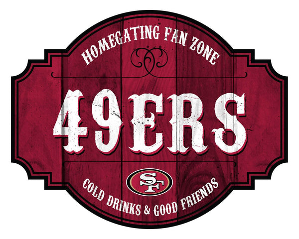 San Francisco 49ers #1 Fan License Plate