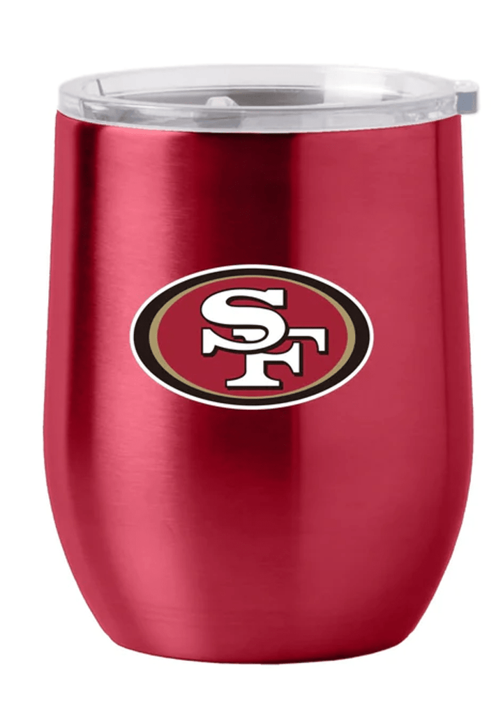 Drinkware San Francisco 49ers Travel Tumbler 16oz Stainless Steel Curved 806293342120