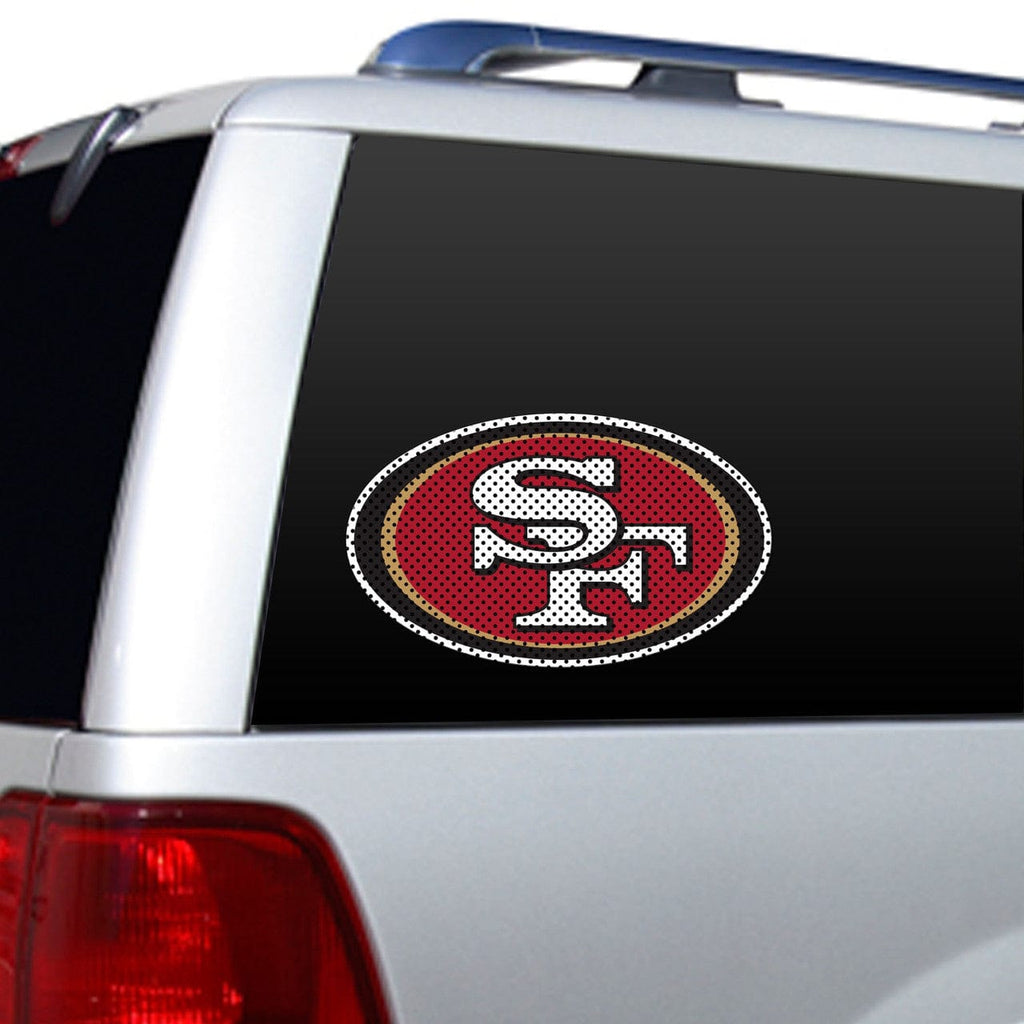 Pending Image Upload San Francisco 49ers Window Film 12 Inch Die Cut CO 023245964050