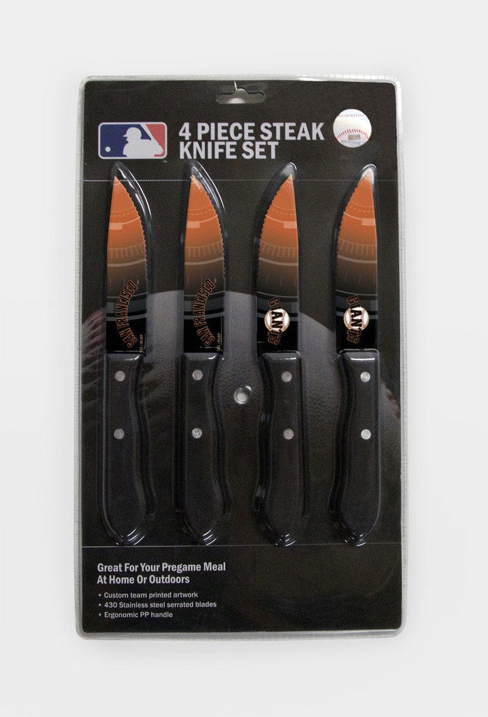 Knife Set Steak 4 Pack San Francisco Giants Knife Set - Steak - 4 Pack 771831105249
