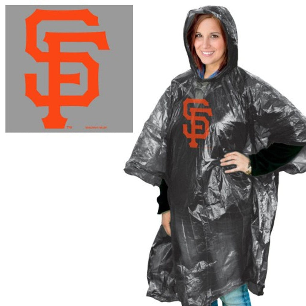 Rain Ponchos San Francisco Giants Rain Poncho 099606254115