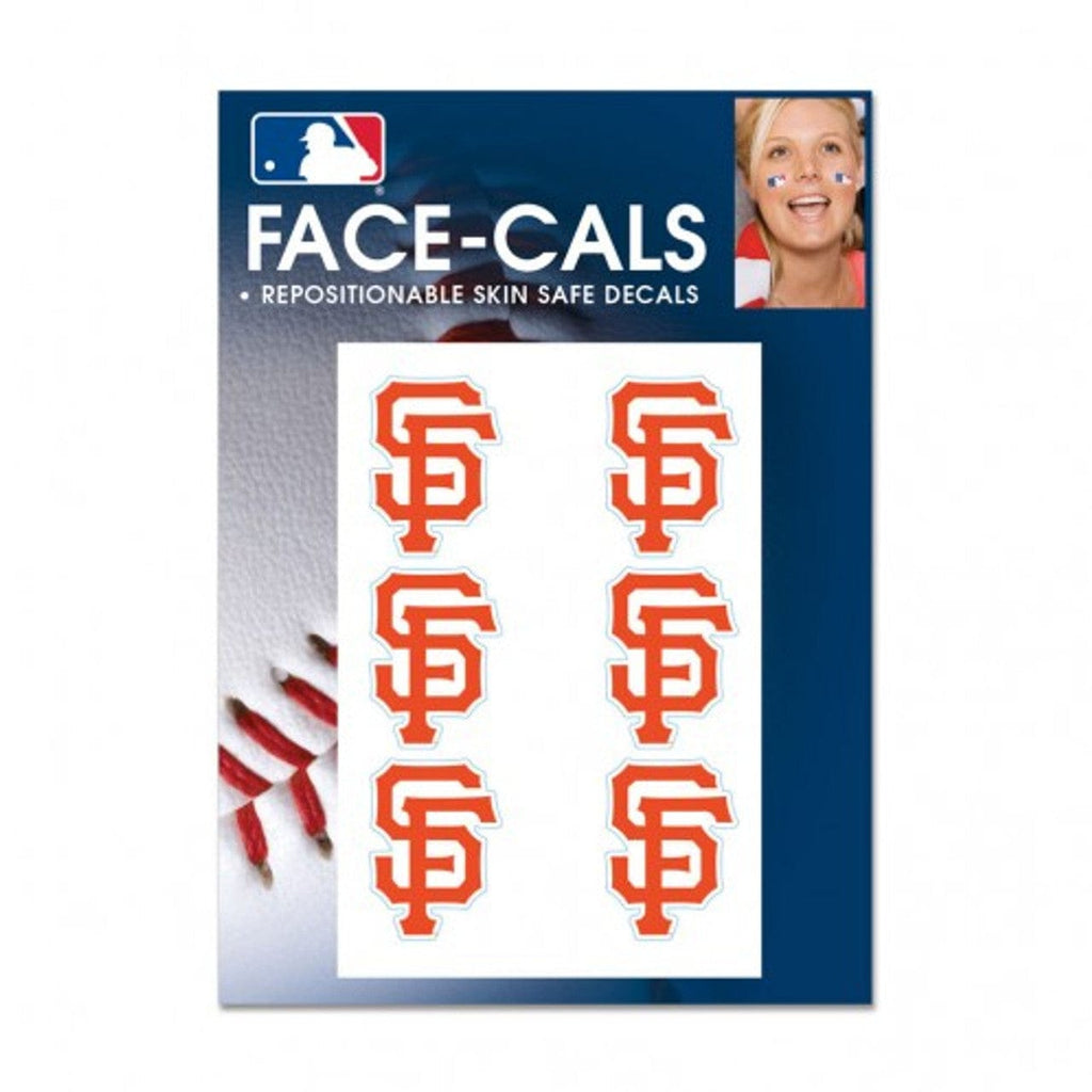 Face Cals San Francisco Giants Tattoo Face Cals 614934664179