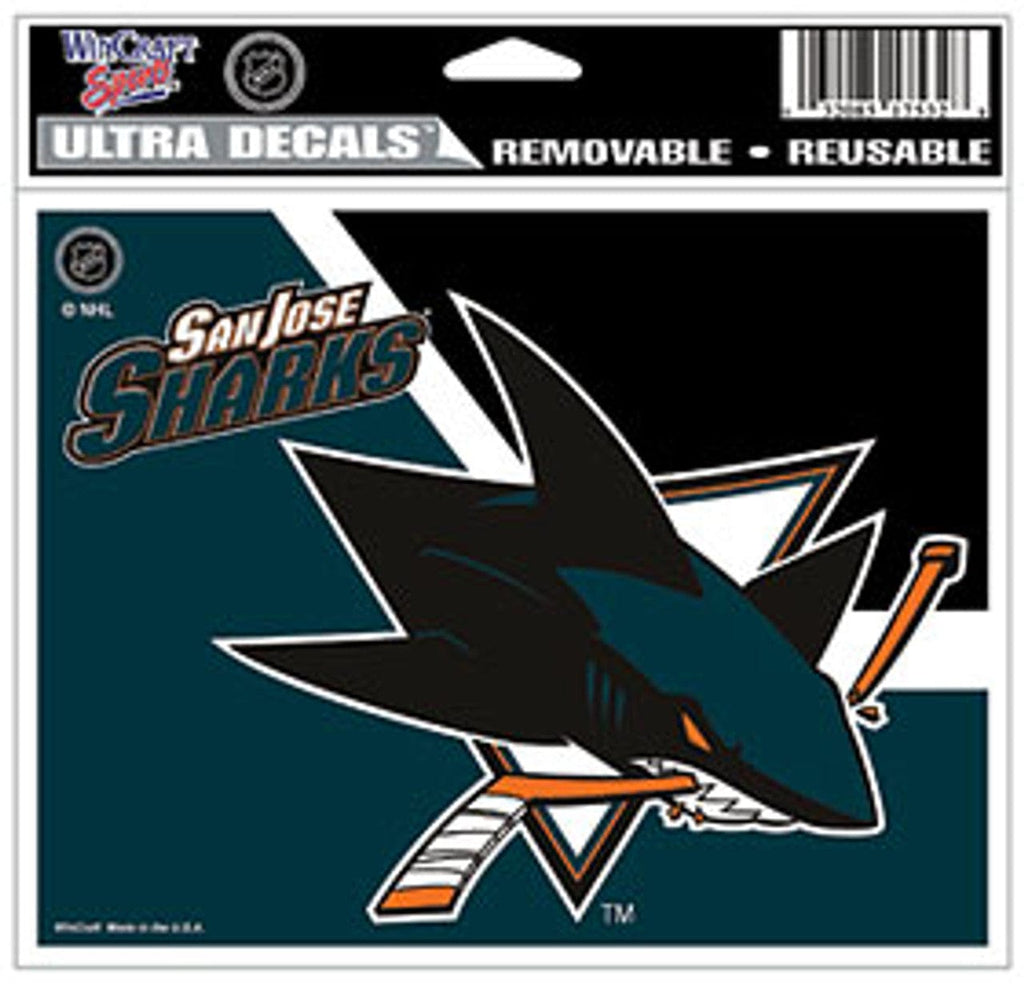 Decal 5x6 Multi Use Color San Jose Sharks Decal 5x6 Multi Use Color 032085205414