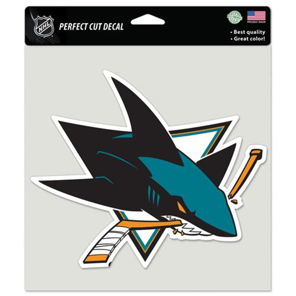 Decal 8x8 Perfect Cut Color San Jose Sharks Decal 8x8 Perfect Cut Color 032085900630