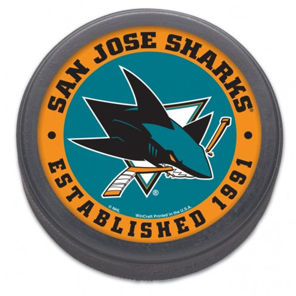 Balls Hockey Puck San Jose Sharks Hockey Puck - Est 1991 - Bulk 032085774286