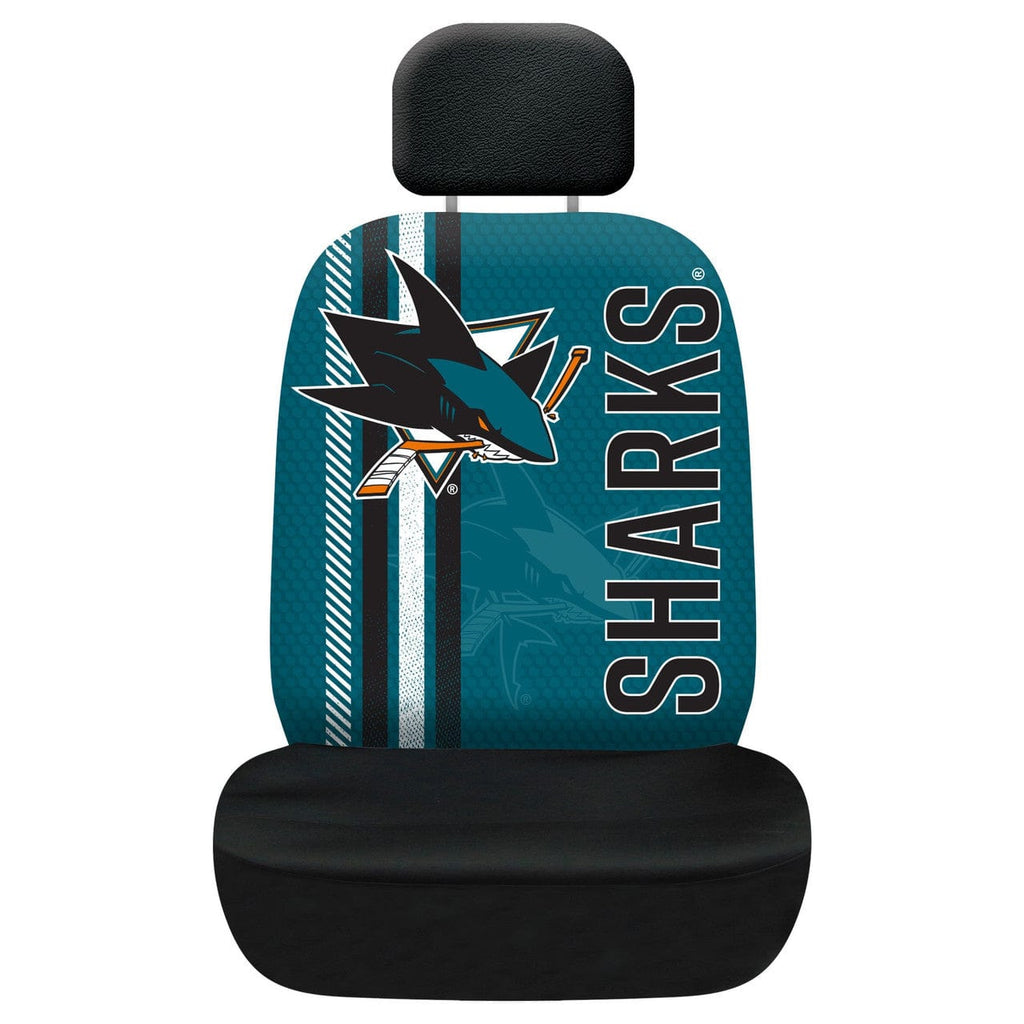 Pending Image Upload San Jose Sharks Seat Cover Rally Design CO 023245806251