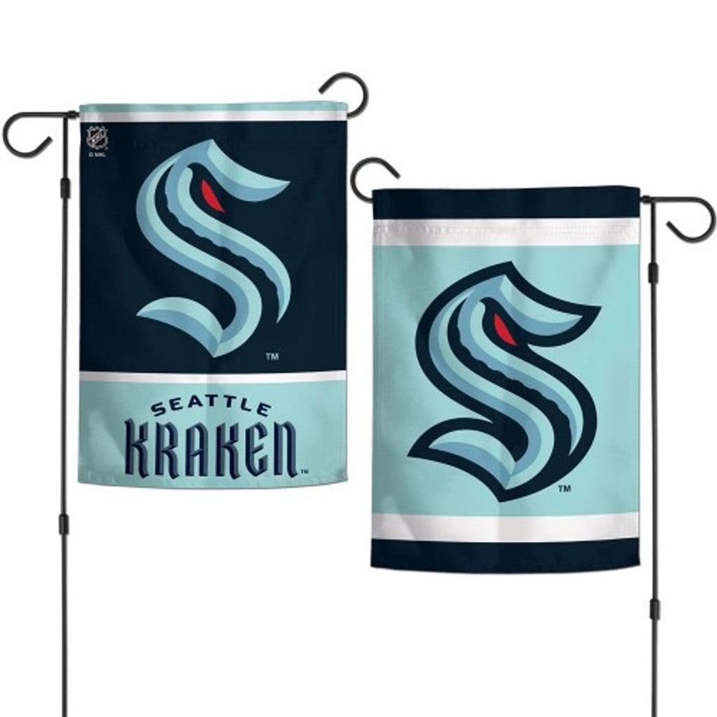Seattle Kraken Seattle Kraken Flag 12x18 Garden Style 2 Sided 194166202092