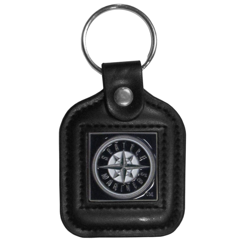 Seattle Mariners Seattle Mariners Key Ring Square Leather CO 754603220715