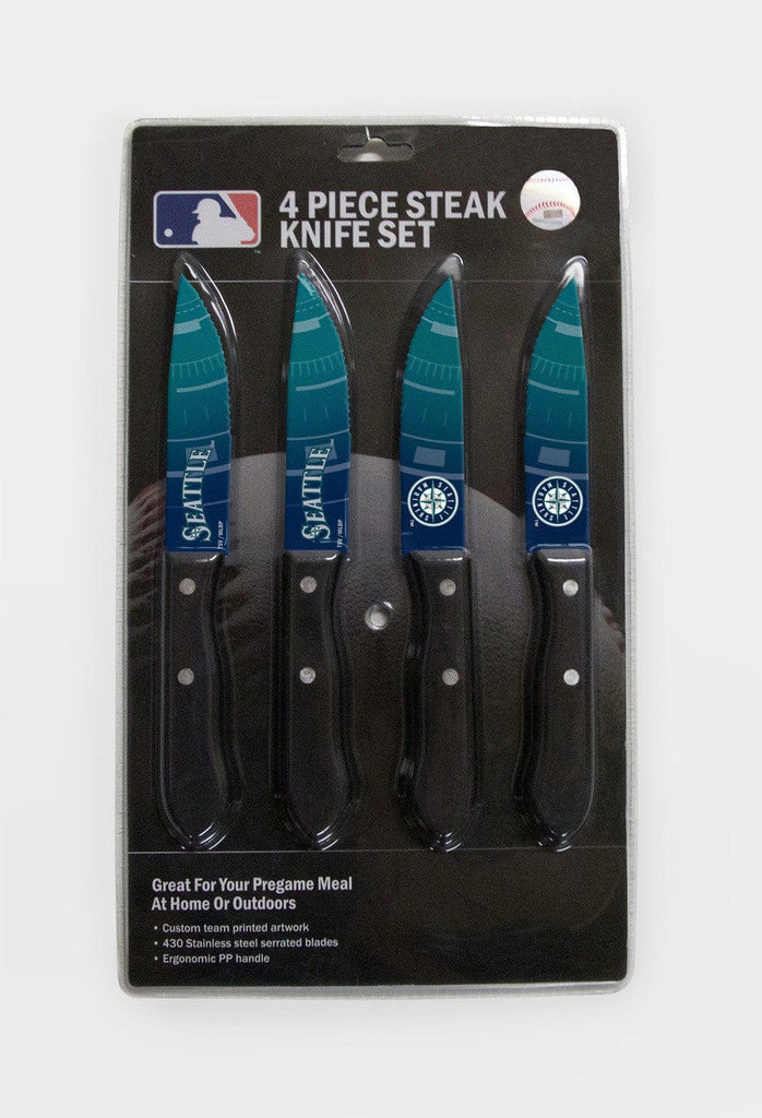 Knife Set Steak 4 Pack Seattle Mariners Knife Set - Steak - 4 Pack - Special Order 771831105256