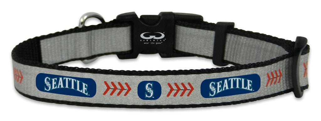 Pet Collar Small Seattle Mariners Reflective Small Baseball Collar 844214059740