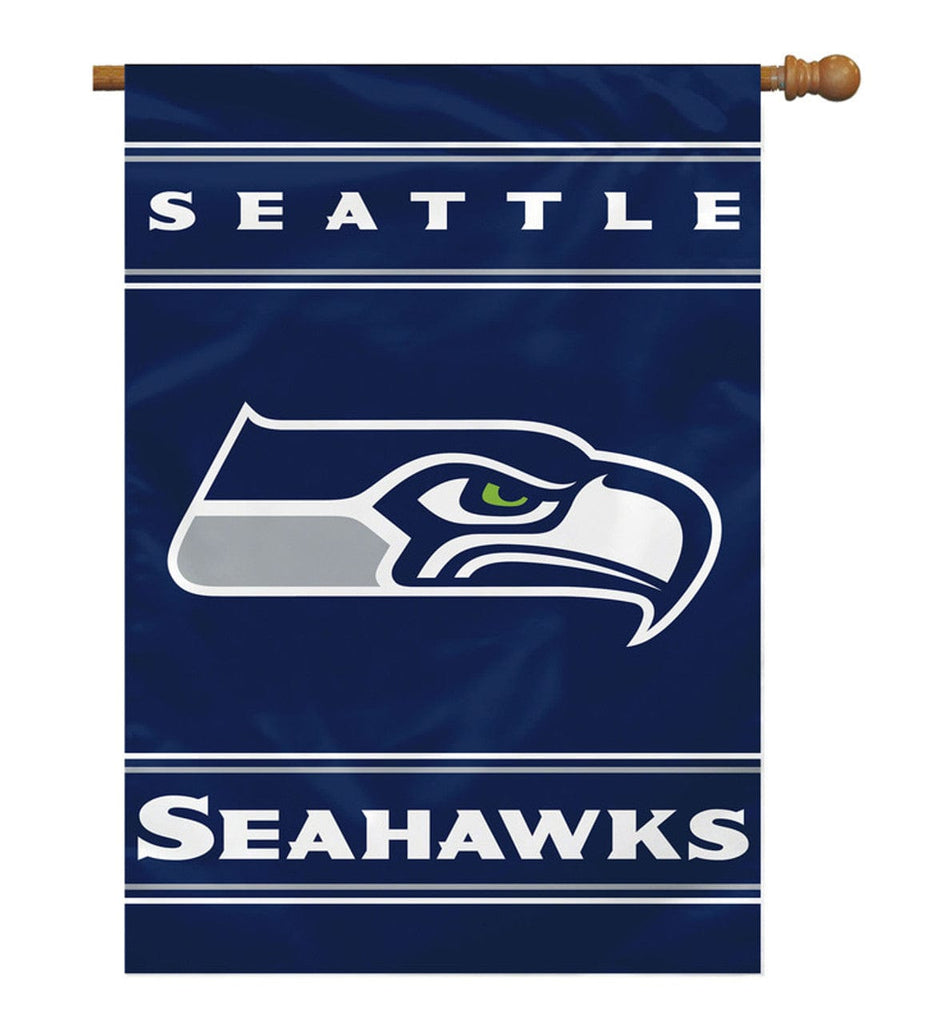 Seattle Seahawks Seattle Seahawks Banner 28x40 House Flag Style 2 Sided CO 023245948142