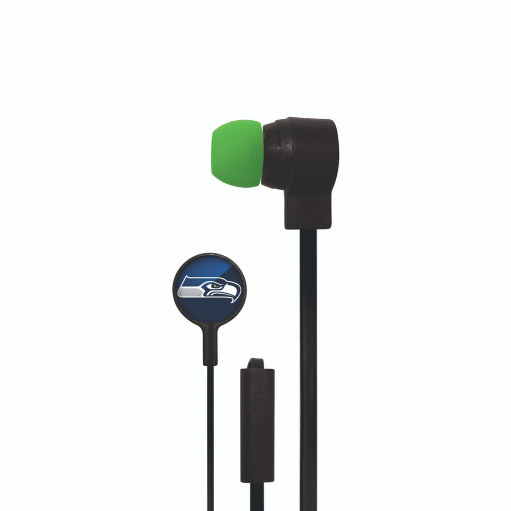 Big Logo Ear Buds Seattle Seahawks Big Logo Ear Buds 758302983322