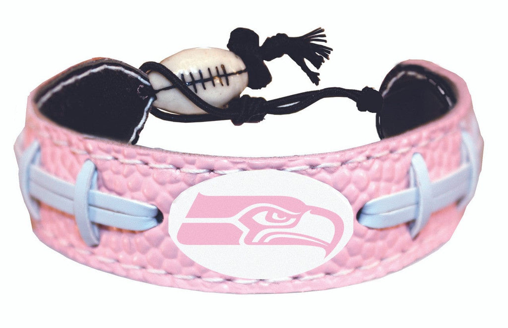 Seattle Seahawks Seattle Seahawks Bracelet Pink Football CO 844214022539