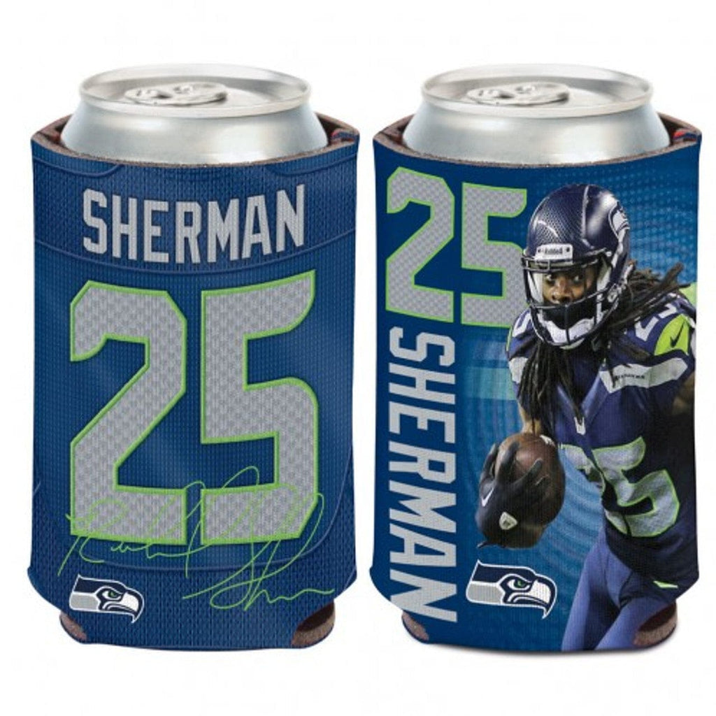 Seattle Seahawks Seattle Seahawks Can Cooler Richard Sherman Design CO 032085144683