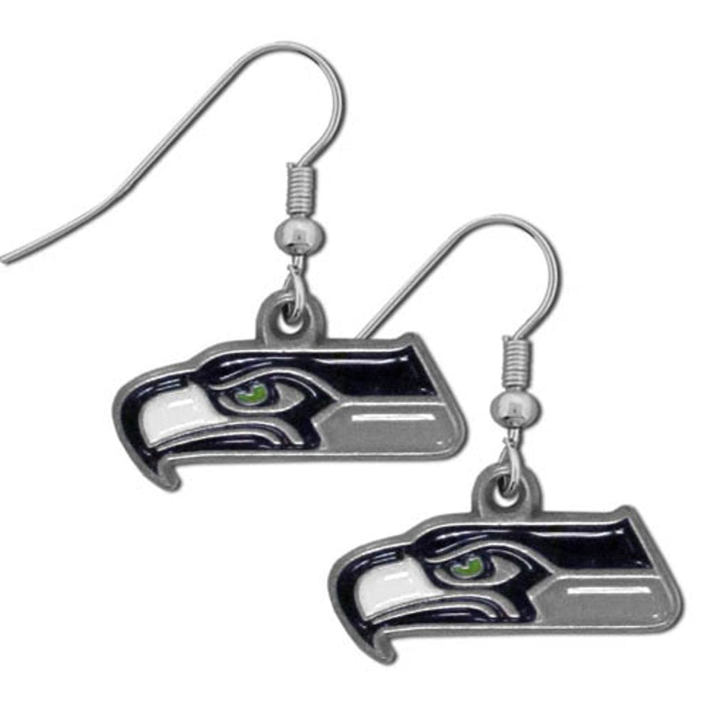 Jewelry Earrings Dangle Seattle Seahawks Dangle Earrings 754603091568
