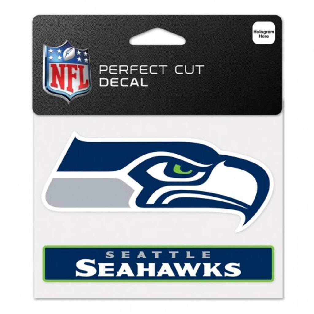 Decal 4.5x5.75 Perfect Cut Color Seattle Seahawks Decal 4.5x5.75 Perfect Cut Color 032085488312
