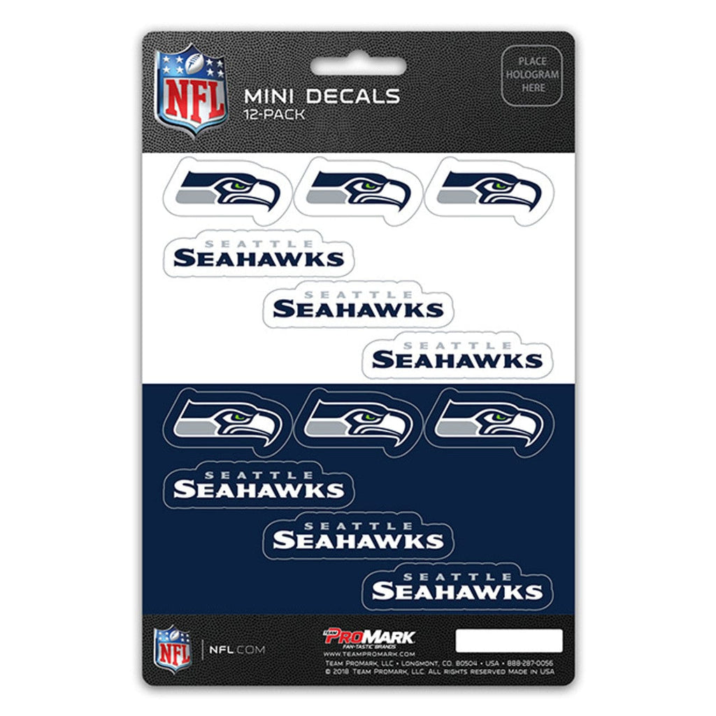 Decal Set Mini 12 Pack Seattle Seahawks Decal Set Mini 12 Pack 681620911275