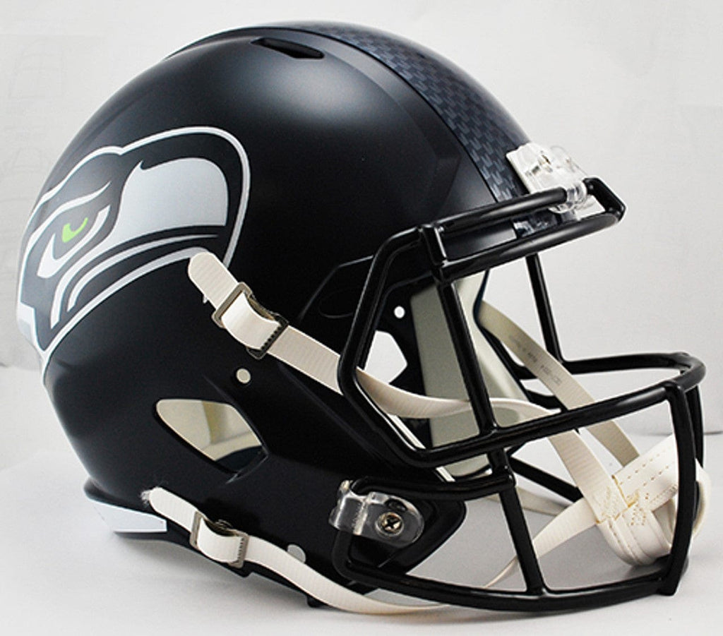 Helmets Full Size Replica Seattle Seahawks Deluxe Replica Speed Helmet 095855323626