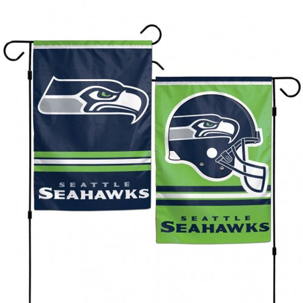 Flags 12x18 Seattle Seahawks Flag 12x18 Garden Style 2 Sided 032085087492