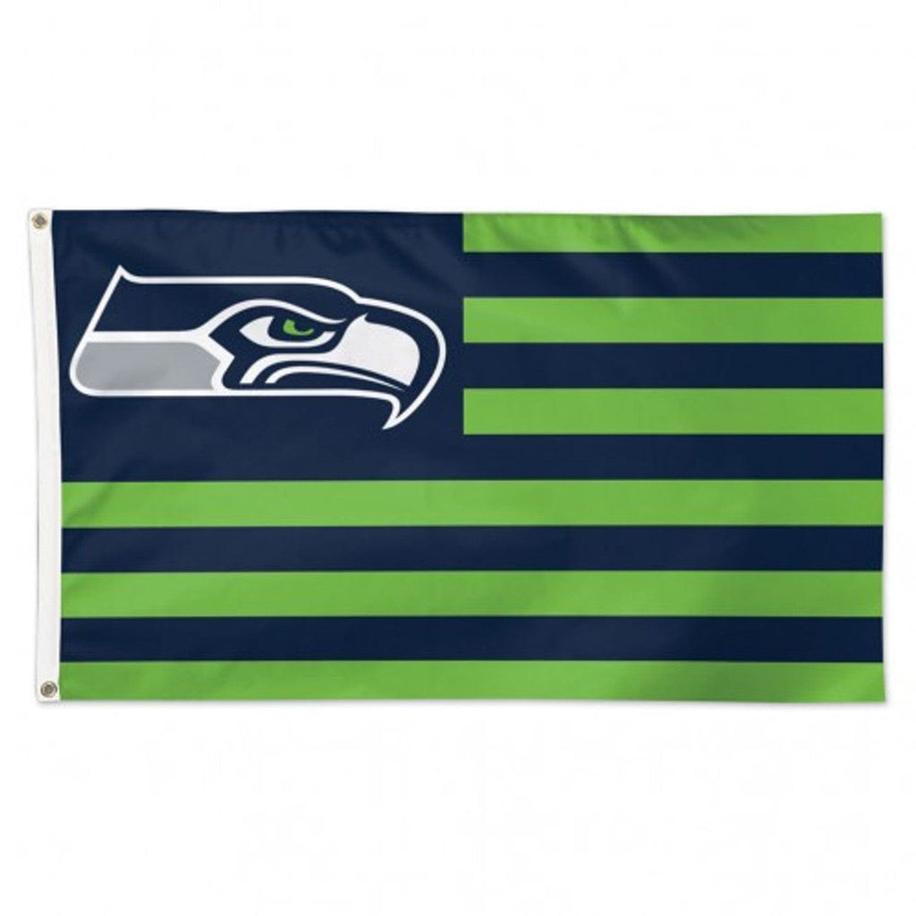 Flag 3x5 Seattle Seahawks Flag 3x5 Deluxe Americana Design 032085673206
