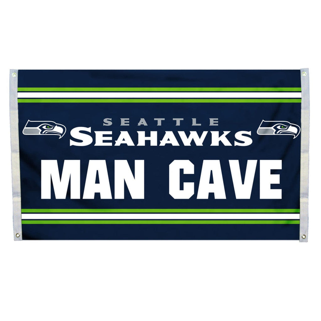 Flag 3x5 Seattle Seahawks Flag 3x5 Man Cave - Special Order 023245955140