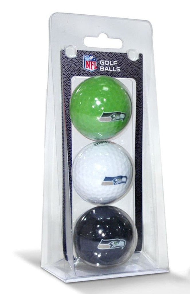 Golf Balls 3 Pack Seattle Seahawks Golf Balls 3 Pack 637556328052