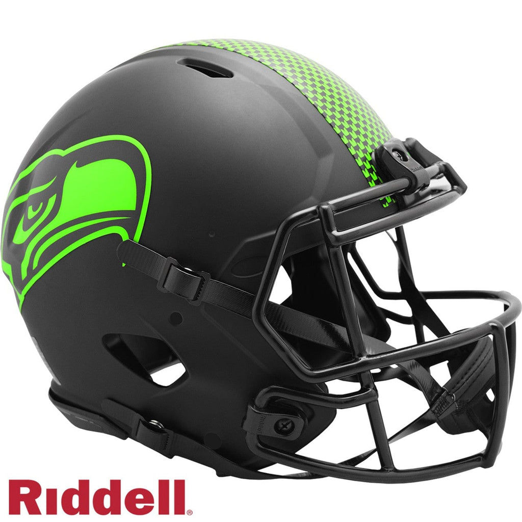 Helmets Full Size Auth Eclipse Seattle Seahawks Helmet Riddell Authentic Full Size Speed Style Eclipse Alternate Special Order 095855625713