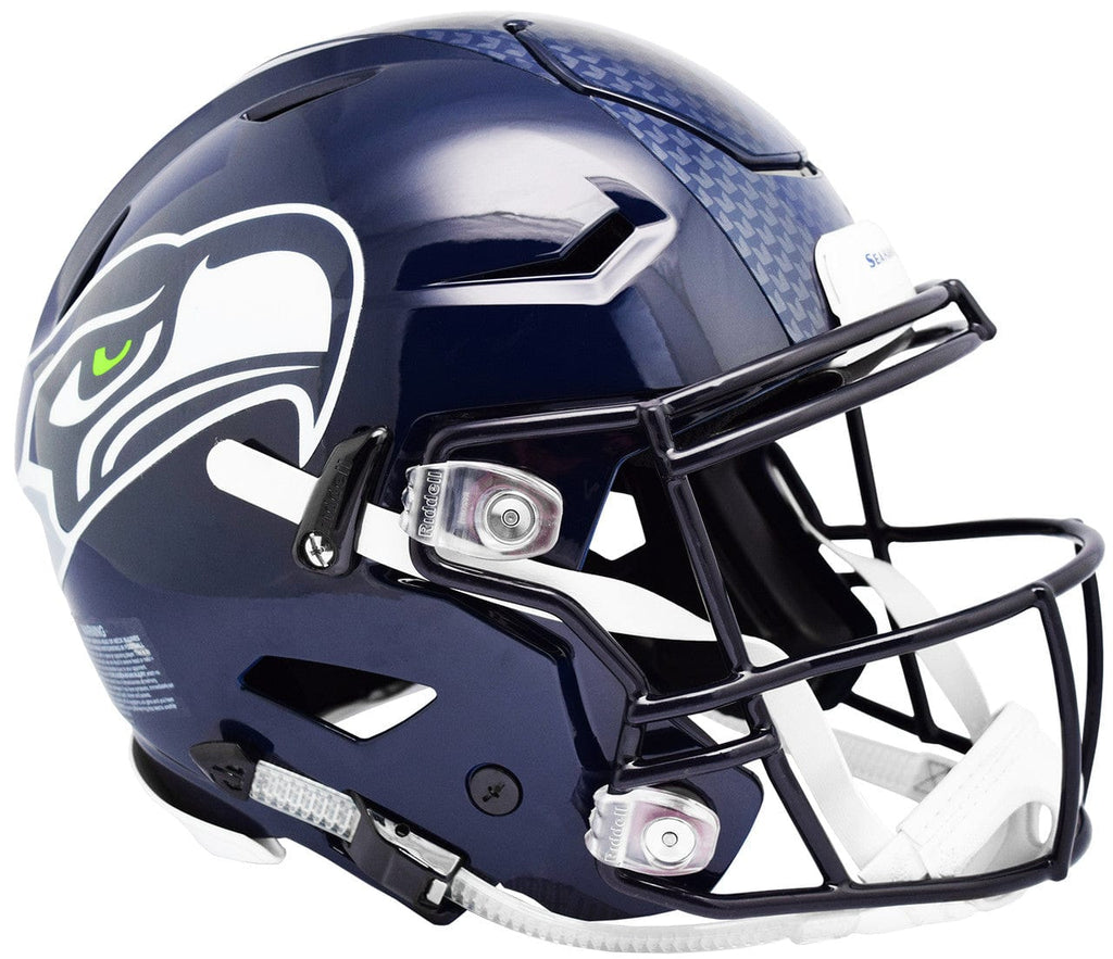 Helmets Full Size Authentic Seattle Seahawks Helmet Riddell Authentic Full Size SpeedFlex Style 095855310190