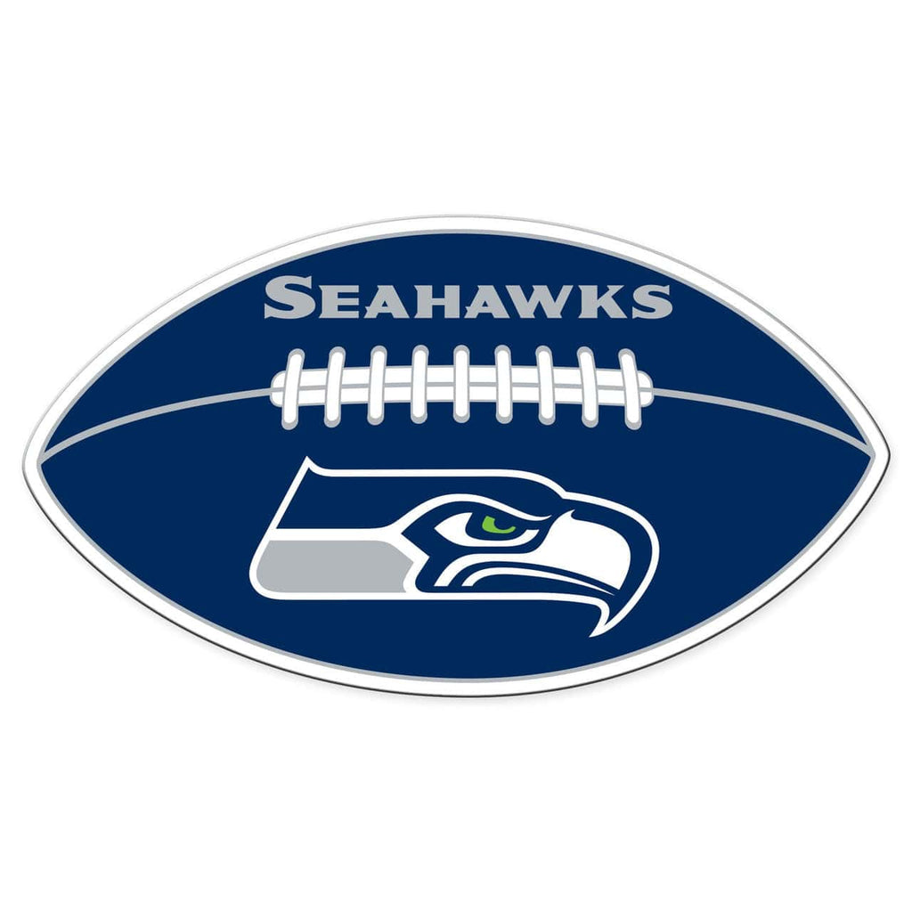 Seattle Seahawks Seattle Seahawks Magnet Car Style 12 Inch Football Design CO 023245986809