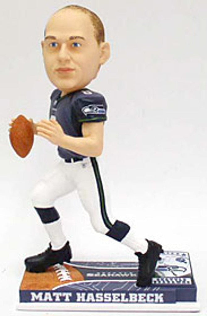 Seattle Seahawks Seattle Seahawks Matt Hasselbeck Forever Collectibles On Field Bobblehead CO 681329639074