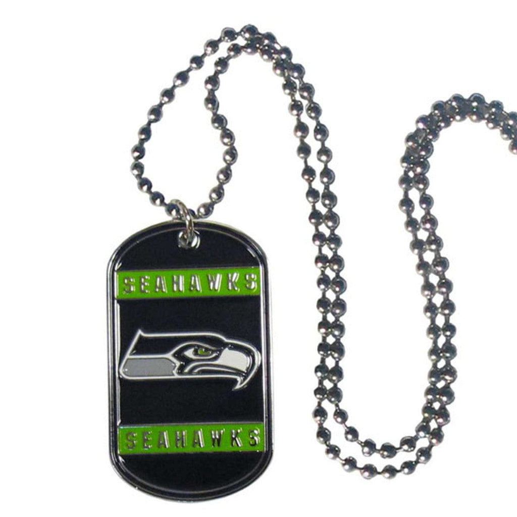 Jewelry Necklace Tag Style Seattle Seahawks Necklace Tag Style 754603125706