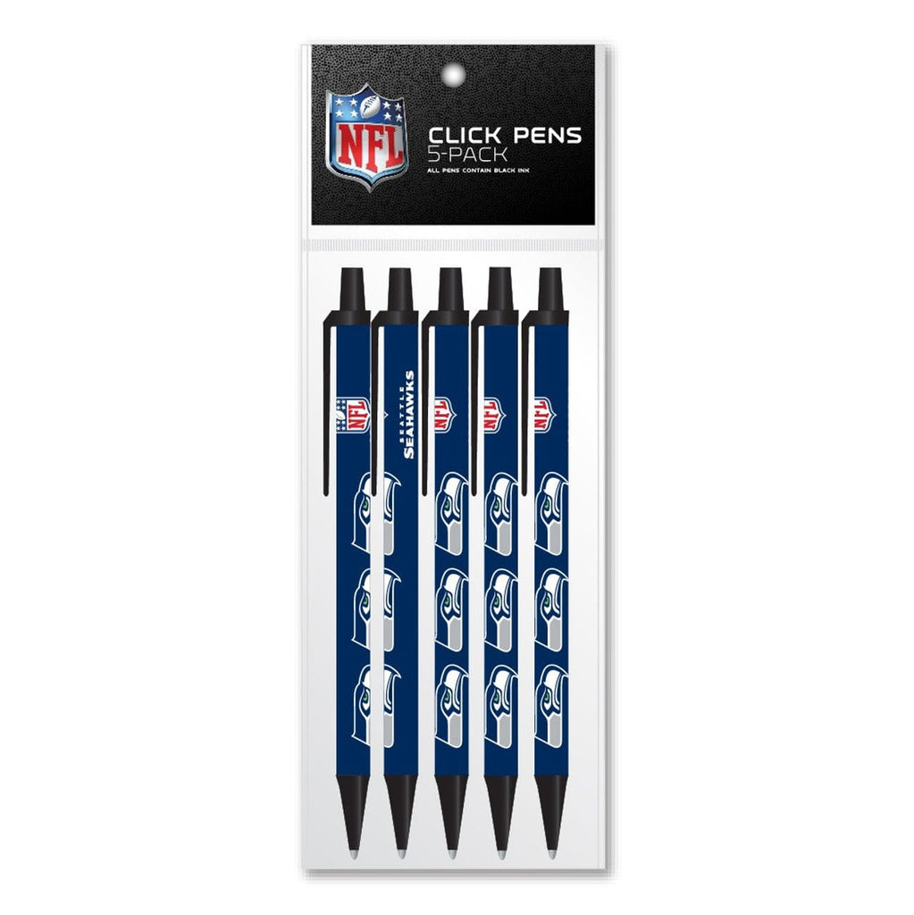 Pens Click Style 5 Pack Seattle Seahawks Pens Click Style 5 Pack Alternate 657175467000